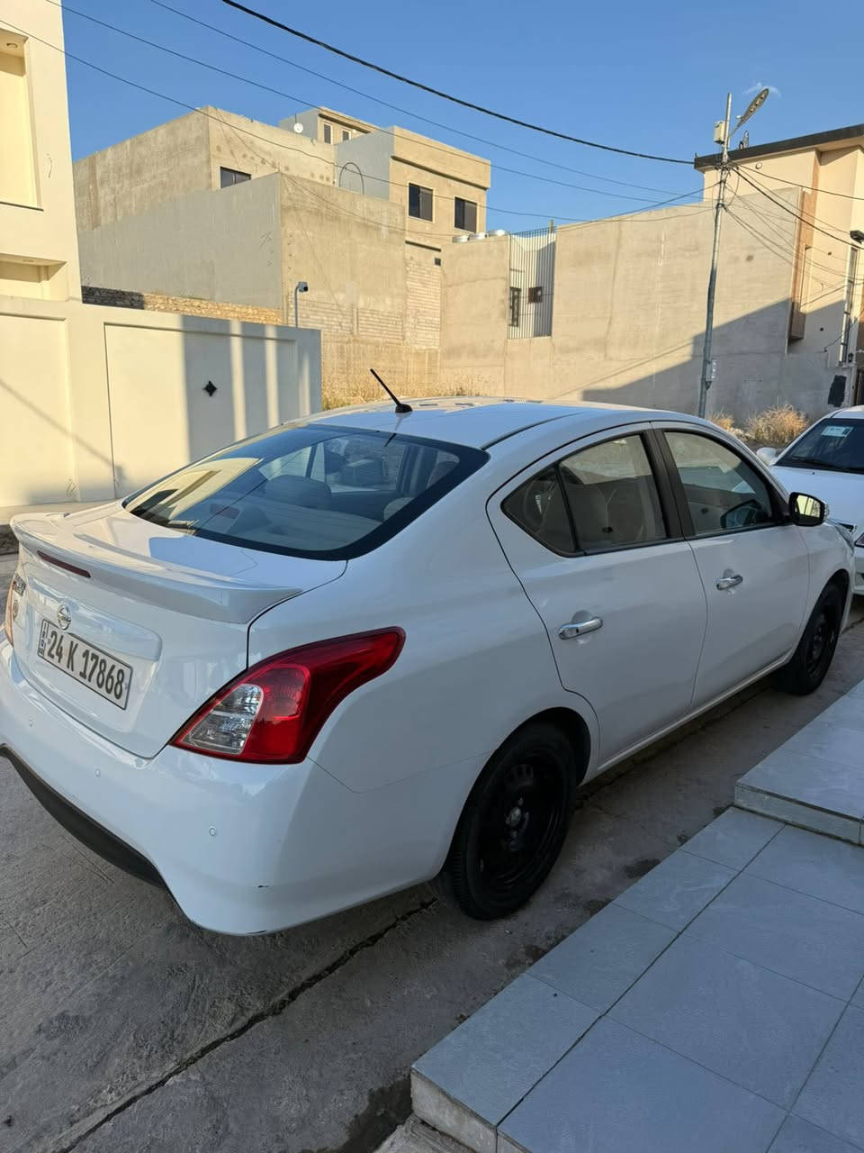#بيع_مناسب

نيسان صني هندي موديل ٢٠٢٤ 
ماشيه ٣٤ كم 
مابيه ضرر مابيها صبغ 
تبريد قطعتين 
شاشه تحكم ستيرن 
سياره اقتصاديه فول وتبريد ثلج 
رقمها دهوك تحويل مباشر
السياره جاهزه ومابيها اي نقص 
سعرها مناسب
العنوان الموصل 

رقم الهاتف ***********
السعر 
121$

