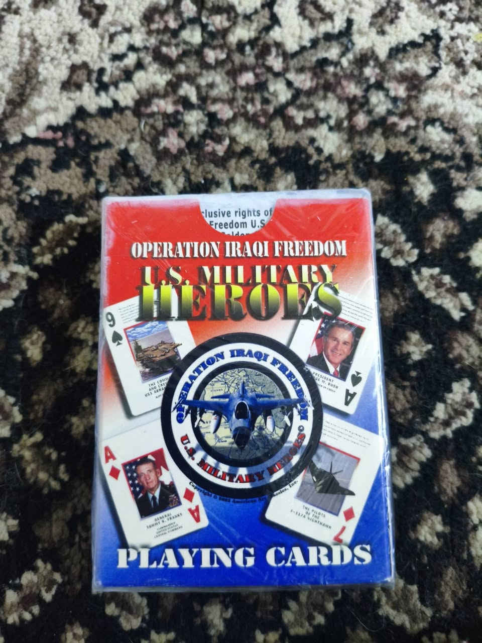 سلام عليكم
ورق لعب ٥ علب 
منهم ٢ عملية تحرير العراق احدهم ما مفتوح 
سعر كامل ٣٠ الف شامل توصيل


**إذا كنت صاحب هذا الإعلان وتريد حذفه لأي سبب، رجاءا أرسل رسالة إلى الدعم الفني**