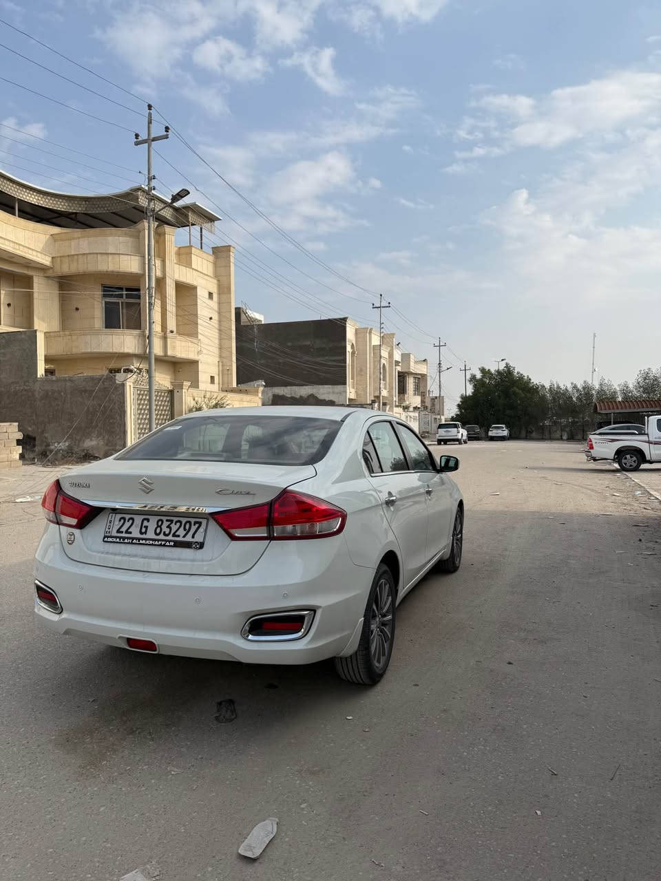 سوزوكي سياز موديل 2023 رقم اربيل بـ أسم شركة وكالة بـ اسمي فول مواصفات عده الفتحة ماشبة 25 الف صار بيهة حادث ع اثره صار بارد بالجاملغ والبنيد جهة السائق صور الحادث مرفقة سيارة كلش نظيفة واعتمادية محرك 1500 گير AT اربع نمر مو cvt 
السعر المطلوب 140 ورقة قابل للتفاوض  للتواصل عبر الواتس اب *********** البصرة, العراق
