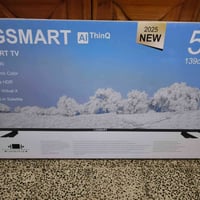 للبيع شاشة LG سمارت  حجم 55 جديدة بل كارتونة لوك سرمهر صورتها خرافية د...