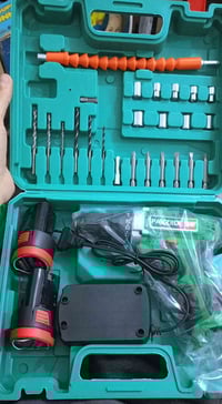 دريل • دبل بطارية • نظيفة وكاملة