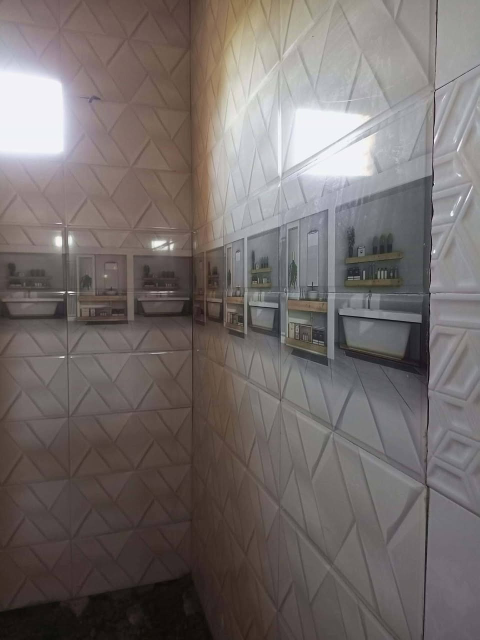 خلفه سيراميك وارضيات وبايات درج ولوح وتغليف واجهات حجرومرمروفوم وشغل درجه اولى شرط  للتواصل على الخاص او على الرقم ***********
