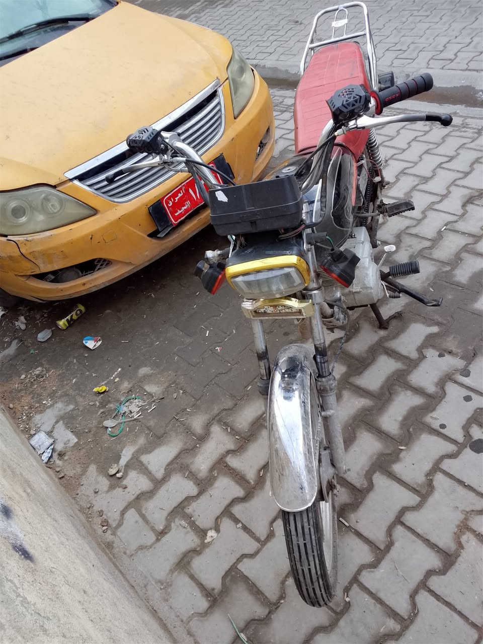 سلام عليكم دراجه يراني مرقمه مشروع وطني رقم كربلاء نكليزي مديل ٢٠٢٠بيه نقوصات سعر مليون وخمسين مكاني بغداد الوشاش ***********
