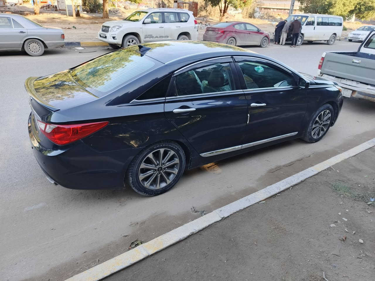 سوناتا موديل 13 وارد امريكي تلث قطع صبغ وشويه بداير مال الجاملغ الخلفي بدون دواخل فقط صبغ بدون تبديل السياره كله ليبل واحد مكان كربلاء مكينه 2400 رقم بغداد دولي ***********. السعر 95 وبيه مجال
