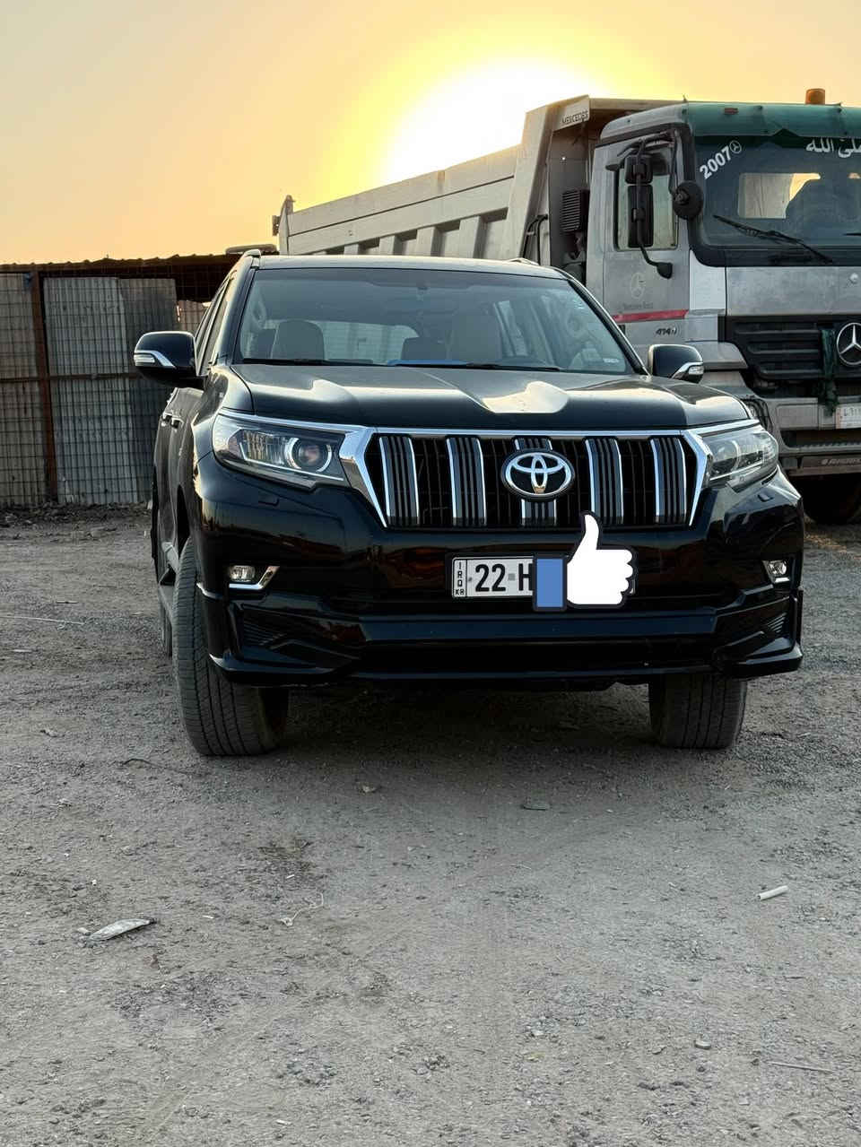 ‏سلام عليكم سيارة للبيع برادو موديل 23 شركة ساس للباب الأول السيارة ماشية 77 حقيقي العنوان￼بغداد ***********
