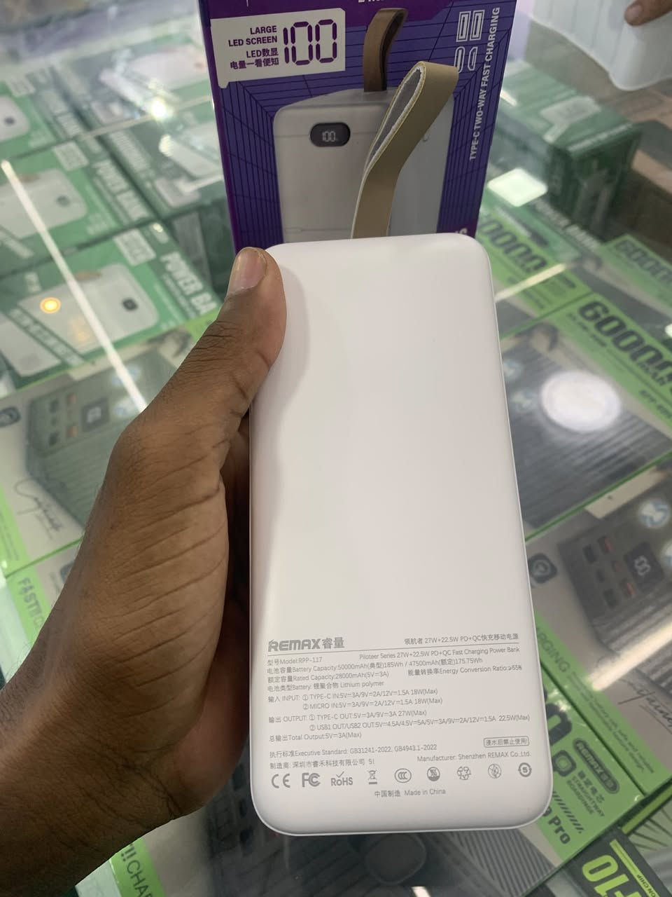 POWER BANK 50.000mAh🔋⚡️

وحش الطاقة الأصلي من REMAX
قوة تدوم… وأداء يفوق التوقعات 🔋⚡
باور بانك بجودة عالية وسعة قوية، مناسب للسفر، العمل، والدراسة.
للاستفسار والطلب عبر الواتساب :34 84 48 61


**إذا كنت صاحب هذا الإعلان وتريد حذفه لأي سبب، رجاءا أرسل رسالة إلى الدعم الفني**