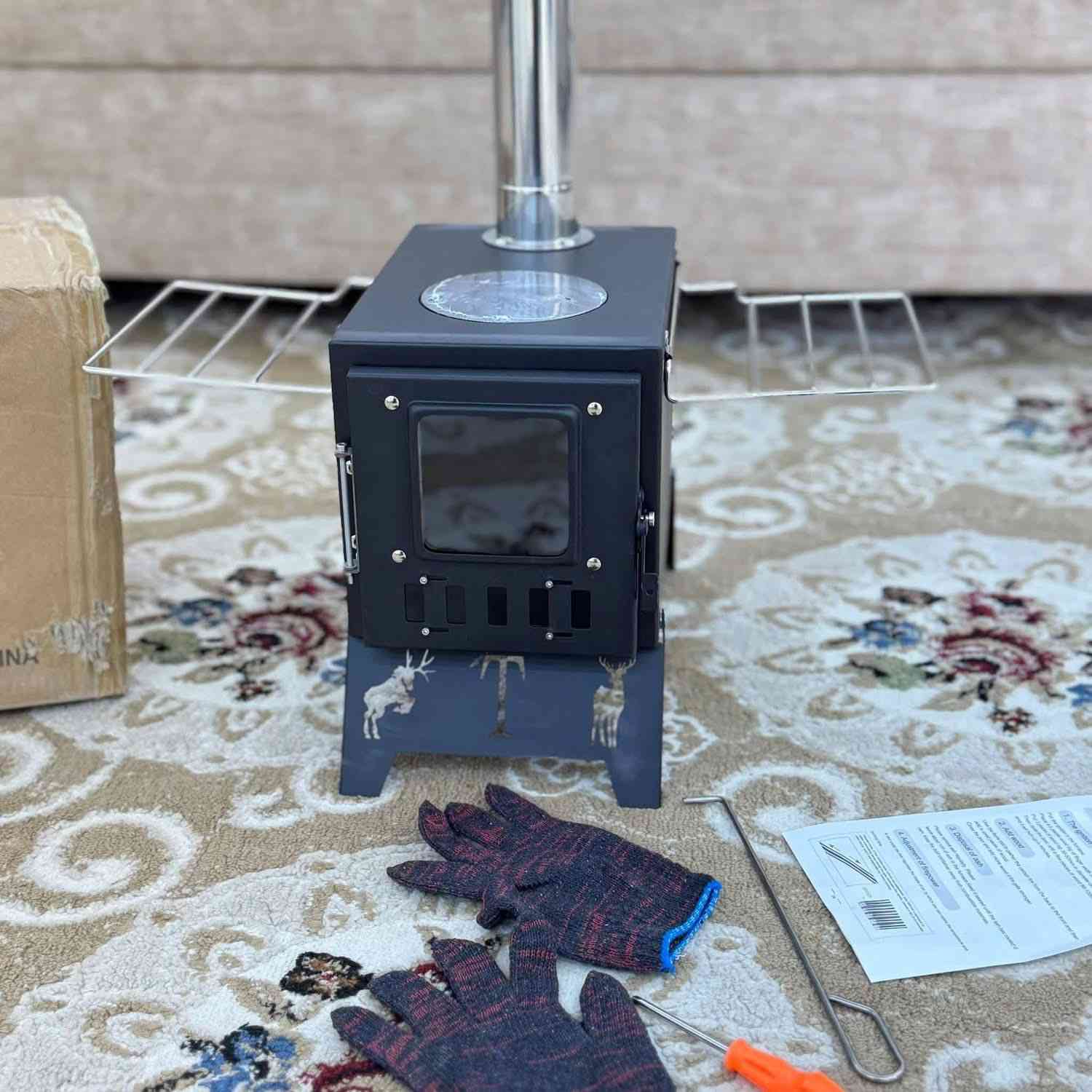 صوبه حطب حجم الكبير  تحتوي على جام حراري امامي كامل ملحقاتها مع كفوف حراريه  السعر  100 الف يوجد توصيل رقم واتساب *********** لتواصل اكثر
