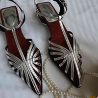 كعب٣سم • فضي-ذهبي • مقاسات٣٧-٣٩