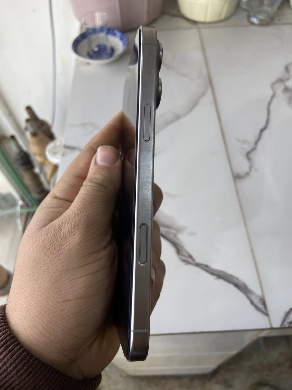 سلام عليكم آيفون 16برو ماكس ضمان APM بعد بي سنة ونص من الضمان
بطارية 100‎%‎

عدد دورات الشحن 170

ذاكرة 256

الجهاز مكفول من كلشي 

السعر مليون و450

 كوفه ***********
