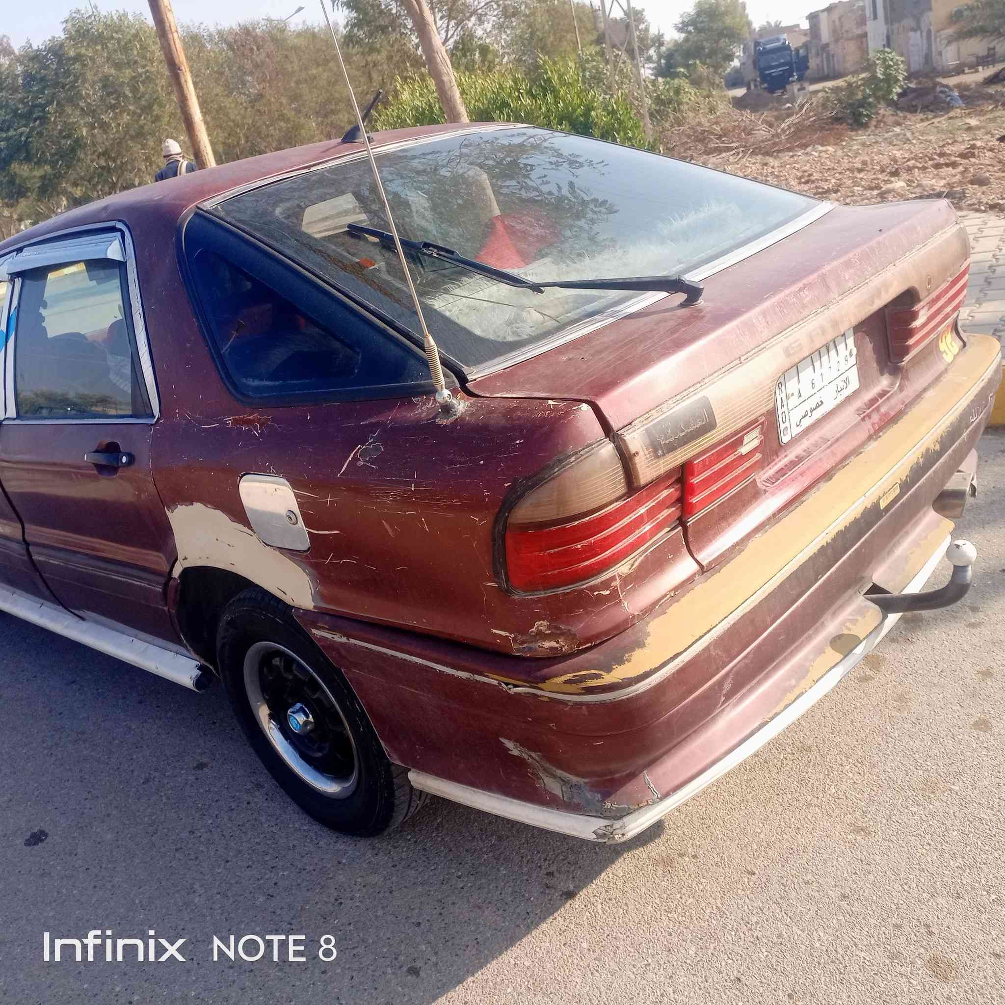 سلام عليكم ميسبوشي كلنت مديل 92 مكينه 2000 صدر جديد كير نضيف السياره بسمي رقمه انبار سنويه بعده مصاقطه. مشروع وطني كهربائيات كله شغاله مابيه صبغ بيه بس جامرلغ خلفي السايق معمر
السعر 35 
***********
