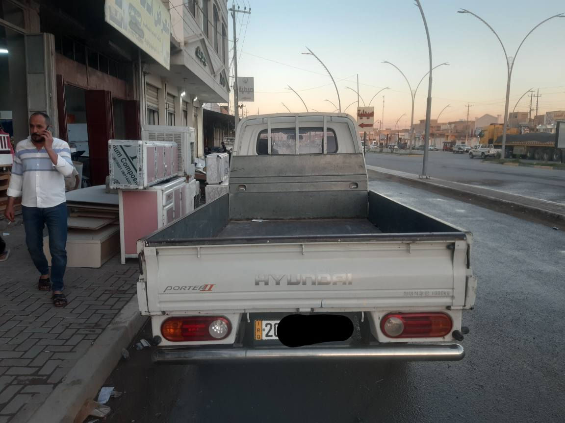 هونداي بورتر للبيع رقم ديالى موديل 2007كلها بلاد تبريد تايرات كهربائيات محرك كير اكسل كلها كفاله  للاستفسار خاص از اتصل *********** سامراء, صلاح الدين
