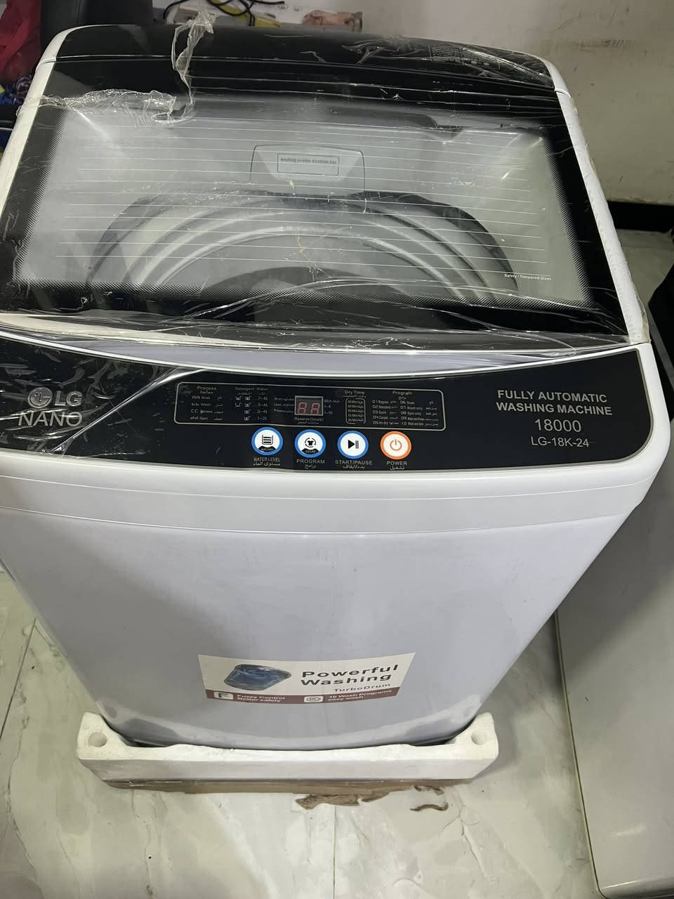 السلام عليكم
غساله LG للبيع 18 كيلو 

مامستخدمه نهائيآ 

الدورة حي الوادي 

***********
