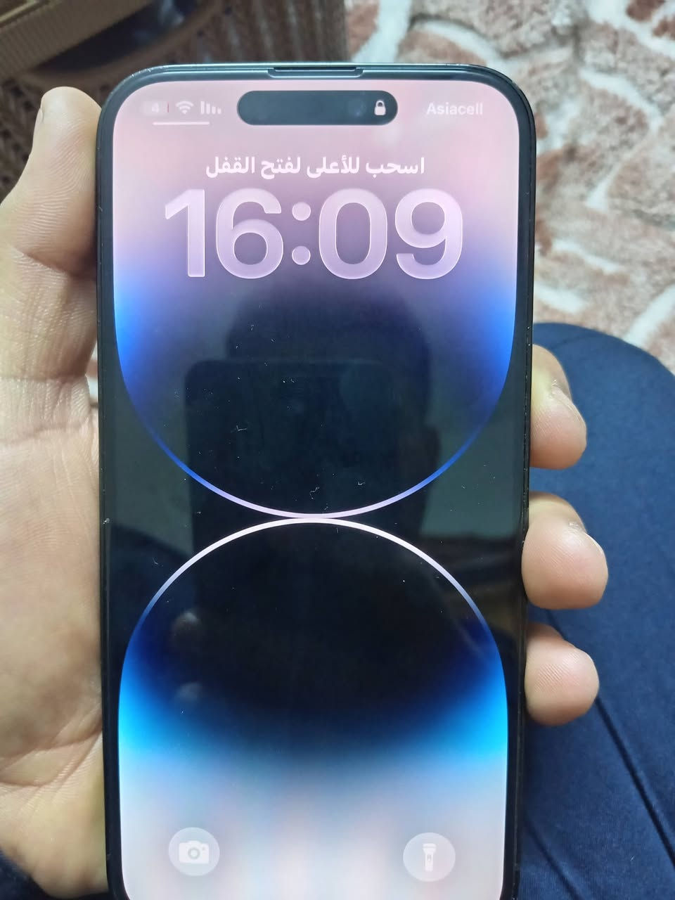 ايفون 14 برو ماكس ذاكرته 128 شرق أوسط بطاريته 85 مكان مدينه الصدر سعره 700 رقم الهاتف *********** متواجد واتساب
