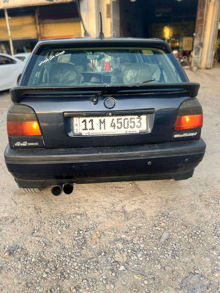 كولف 3 
موديل 1992
صبغ حزام
بدون دواخل
محرك كير شرط
نظيف كتير
تايرات جديد
سعر 42  وبيها مجال بسيط
رقم موبايل واتس اب *********** أربيل, العراق

