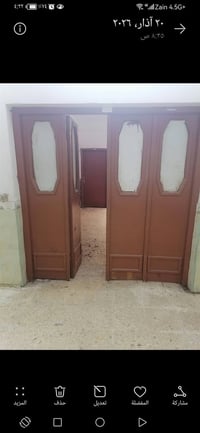 بيبان صاج ٢ مع جرجوبه سعر الواحد ٤٠ وبي مجال باب الحديد سعر ١٠٠ الف وب...