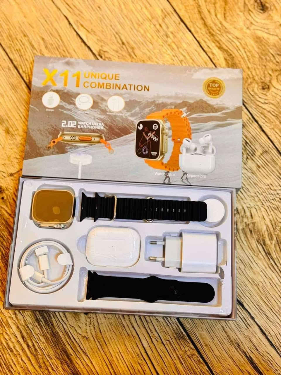 Pack Smart watch X11
Smart watch x11 
Smart watch 
Airpods 
Chargeur
للطلب راسلنا على الخاص


**إذا كنت صاحب هذا الإعلان وتريد حذفه لأي سبب، رجاءا أرسل رسالة إلى الدعم الفني**