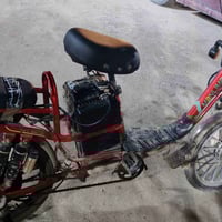 دراجة شحن • بطاريات جديدة • كامله