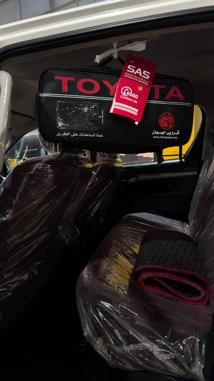 تويوتا هايلوكس GXR  2022 (خليجي – شركة جيهان)
الممشى: 75,000 كم
المحرك: 4 سلندر
ناقل الحركة: أوتوماتيك
الدفع: فورويل
الحالة:
مكفولة كفالة عامة من الدعامية إلى الدعامية
محرك وكير بشرط مامفتوح
السيارة نظيفة جداً بحالة وكالة
ملاحظة: بيها مكانين PDR فقط
بدون رصعات
المواصفات:

🟪 السعر  :: الطلب في التعليقات ويوصلك مباشرة ✍️ 📩

فول مواصفات
شاشة
كاميرا
مقاعد تدفئة
تحكم ستيرن
بصمة تشغيل
لايت LED + بروجكتر
نظام دفع رباعي
وغيرها من المواصفات المعروفة
الوضع العام:
غراضها كاملة وكالة
ما تحتاج أي صرف
سنوية وهزة جديدة
رقم شمالي
باسم المالك – تحويل مباشر
المكان: السليمانية

للاستفسار:
***********
*********** (واتساب متوفر)
