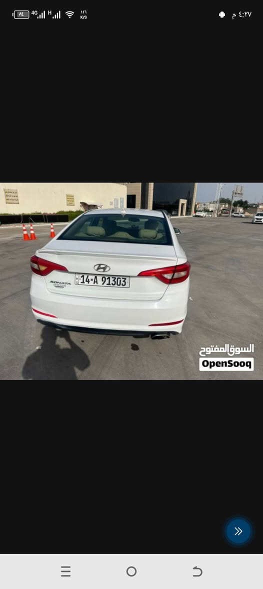 سلام عليكم سوناتا موديل 2016رقم بصره انكليزي بسمي سياره بيها جاملغ مصلح نفسه وهنا بيها رشات صبغ مال جراد وبيها بارد السعر 100مكاني بصره دور النفط ***********

