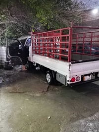 كيا حمل موديل 15 مكفوله كير محرك تبريد تخم تاير رقم بغداد بأسمي انكليز...