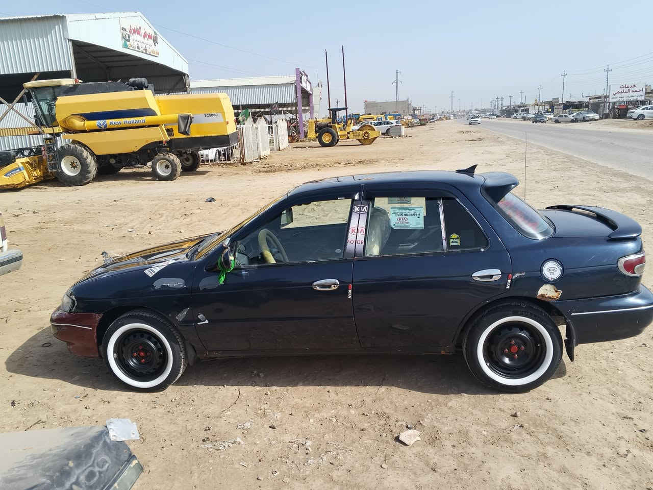 سلام عليكم سيفيه موديل ٩٦ رقم بغداد انكليزي تحويل ثاني يوم السياره خير من الله بدون ضربه داخلها جديد تخم تاير جديد السياره بيه  تلحيضات مثل ما موضح بل صوره   تبريد شغال ناقصه دكمه فقط سعر 37 وبيه مجال
رقم الهاتف *********** اتصال وبيك خير ودلل
