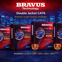 🛜🛜 وصل ارقى كيبل بكل العراق ⭐️⭐️  🔶كيبل انترنيت  دبل غلاف BRAVUS  CAT6...