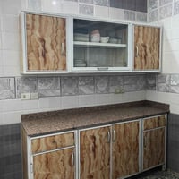 كاونتر المنيوم • مرمر طبيعي • ديلاب ٩٠×٢١٥