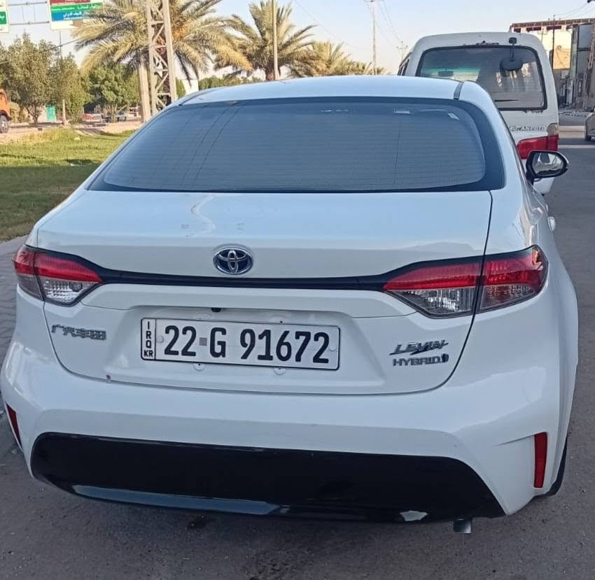 السلام عليكم سيارة للبيع
كوريلا موديل 2024
هايبرد رقم أربيل
بأسم شركة وكالة او مداور
السيارة مكفولة بيه قطعتين بارد
السيارة نظيفة فول مواصفات
حدادية +تخم تاير بلادي 
فتحة تحكم تبريد ٣ قطع فول 
بيه بصمتين
السعر 138 بيه مجال بسيط جدا
عنوان النجف للاستفسار ***********
