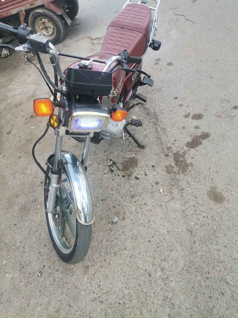 دراجه البيع سافين خمسه كير موديل ٢٠٢٠ محرك ما مفتوح شرط شقل او طلع عل بصرة مكاني كركوك٥٥ سعر 400 بيهة مجال قليل ***********
