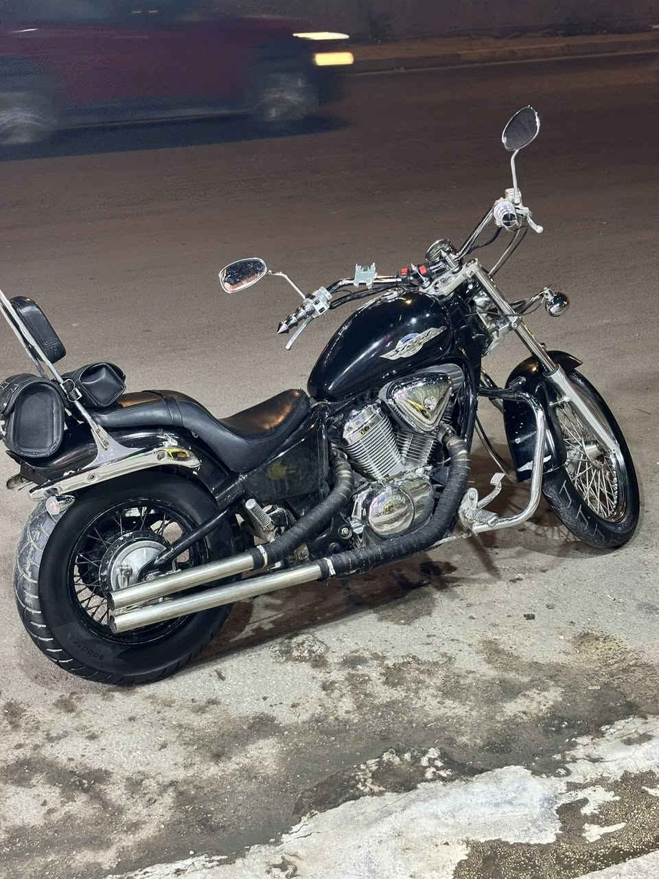 سلام عليكم
هوندا ستيد 400 كير مكينة كفالة دراجة صافية نكرة سلف 
إدامة كاملة مي زيتي وبلكات Njk كهربائيات كلها شغالة راديتر جديد وباتري وبلكاتها جديدة فيتبم جديد  تايراتها جدد وعاليات ونضيفات 
امامي هارلي ديفيدسون مشلن والخلفي سكوتر 
عليها اضافات بسيطة 
درع امامي +بلاجكتورات ابيض اصفر 
مسطرة اشاير 
سبايدر عالي 
جنط ثنين 
 الدراجة ما عايزها شي الحمد لله مكانها كربلاء الشراي يتصل
***********
