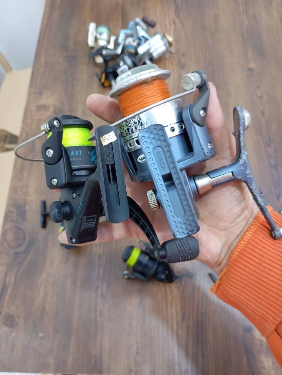 مكائن باله كوري +ياباني احجام مختلفه
شيمانو 1000/2000/2500
عدد 5 نضافه فول شرط الشغل مابيهن اي عيب سعر القطعه 15الف قفل 
مكاىن كوري مختلف الأشكال والنوعيات ريوبي اولمبك لونك كاست هواي نوعيات عدد 10 قطع سعر القطعه 13 الف 
الاسعار نهائيه تأخذ شلعه اداريك بسعرهن عله 12 
وتساب /***********
متواجد فيس
