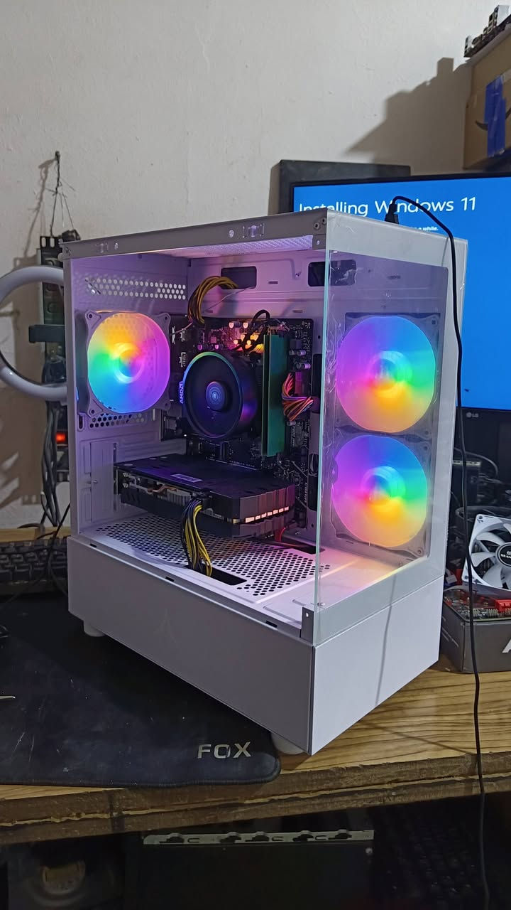 تجميعه جديده للألعاب والبرامج الهندسية 595 الف
AMD R5 5600 TRAY 145 جديد
A520MS BIOSTAR 95 جديد
RAM DDR4 16GB 80 جديد
RX 580 8G 90 جديد
PSU 600W 60 جديد
SSD 240 GB 40 جديد
CAES GAMIN 3 FAN RGB 70 جديد
SPU FAN 15 جديد
البصرة قضاء المدينة
***********
