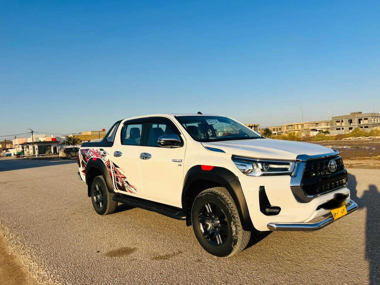 تيوتا هايلوكس تي اردي 2022 سياره جديده مكفوله كفاله عامه من ضربه وتبديل فول موصفات بصمه تبريد كشنات شاحن مثبت سرعه بنيد جكات رقم أربيل تريد تحويل تريد وكالة السعر 337وبيه مجال للشراي استفسار اتصال 📞 
***********
