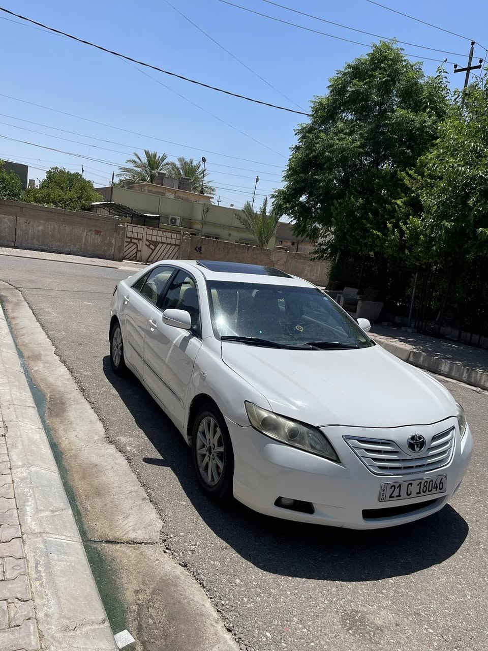 كامري ٢٠٠٨  فول مصفات GLx بي فقط بارد قطعتن خلجي بونيت مرفوع *********** كركوك مكاني
