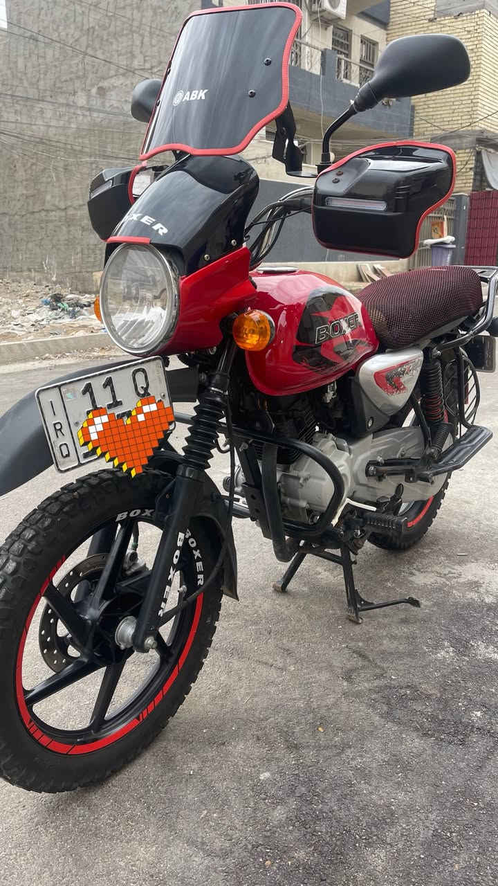 السلام عليكم شباب بوكسر مرقم بغداد موديل 22شهر 5 ماشية 22kحقيقي الدراجة نضيفة مثل ماتشوفون ومابيها أي نقص تجيب فيتر وتجي تفحص وياك 
*تحويل ثاني يوم 
العنوان الشعب الثعالبة 
***********
***********
