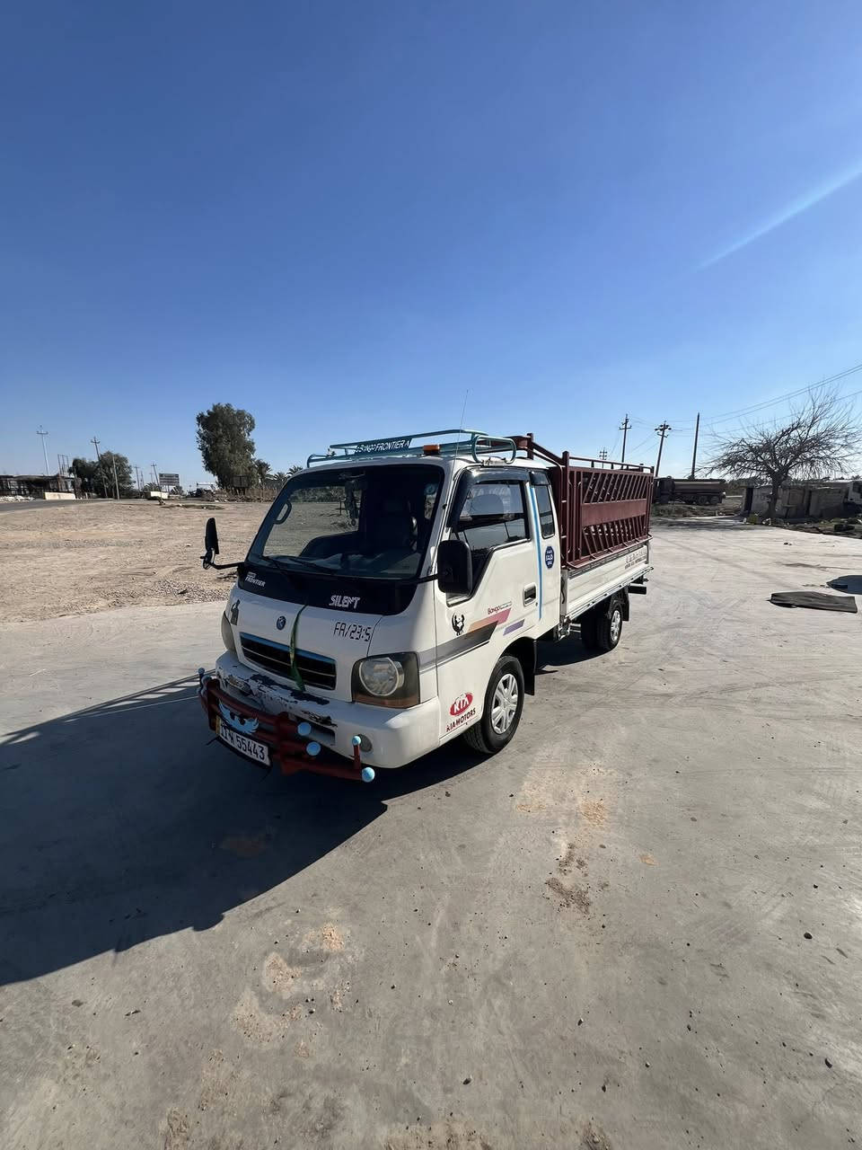 سلام عليكم  كيا حمل أم عيون للبيع (2002)
رقم بغداد تحويل ثاني يوم مكفوله كير اكسل شاصي  كهربائيات محرك جديد بلباكيت 
السعر (80)'''!***********.
