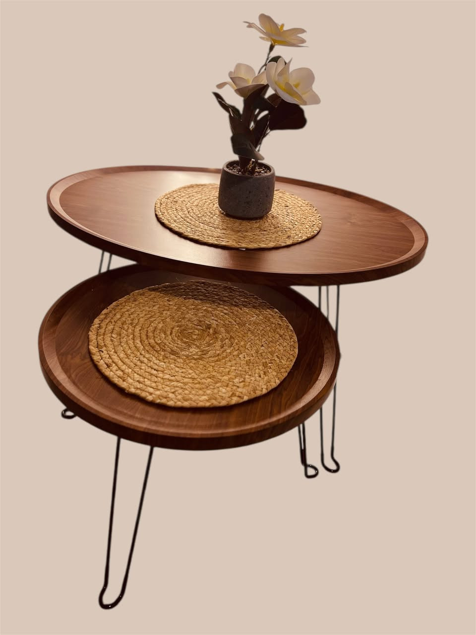 طبله دائرية قطر ٥٥  وارتفاع ٤٠ خشب ثقيل وقابله لطي مع ارجل مغله بواقيات حمايه
سعر طبله ٢٣ 
طبله وسطية بيضويه طول ٨٠عرض ٦٠ وارتفاع ٥٠ سعر طبله ٣٢


**إذا كنت صاحب هذا الإعلان وتريد حذفه لأي سبب، رجاءا أرسل رسالة إلى الدعم الفني**