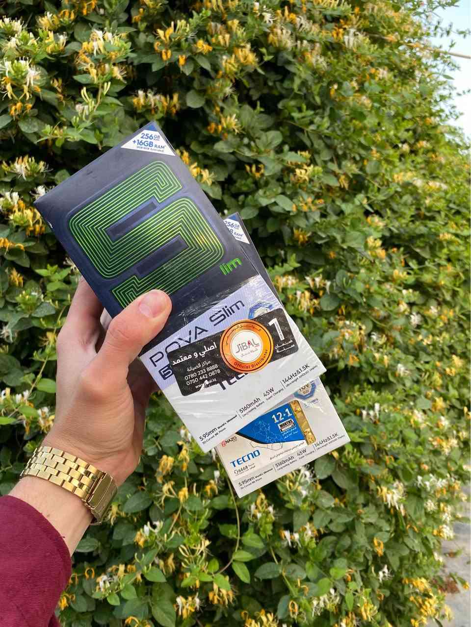 Pova slim 5g 
دوو دانە بەردەستن 
هەردووکی یەکی 11 مانگ زەمانی تیایە 
زاکیرە 256 
ڕام 8+8
کامل ئەشیا 
پاتری 5160
سعری یەکی 275 هەزار  
***********
واتساپ 📞 السليمانية, العراق
