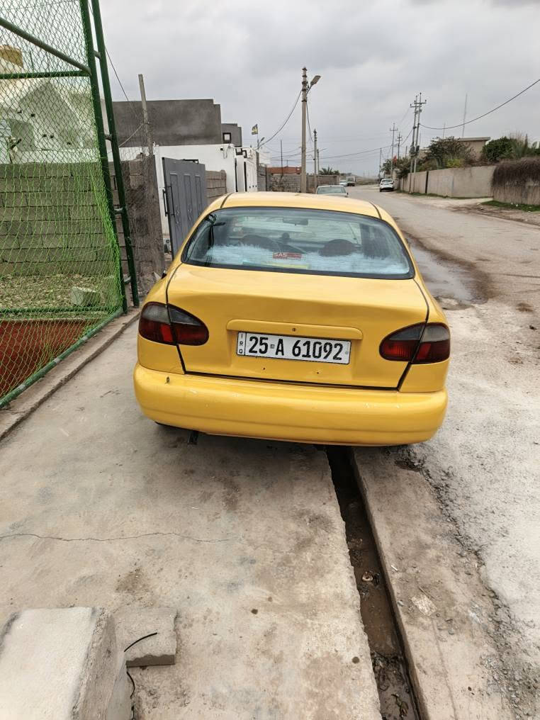 دايو لانوس موديل ٩٨لون اصفر شركة مو تكسي سنوية لحد ٢٠٣٠ تبريد محرك كير تايرات شرط موبايل *********** كركوك, العراق
