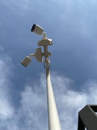 من أعمالنا الميدانية تنفيذ مشروع تنصيب كاميرات مراقبة في أبو غريب – مج...