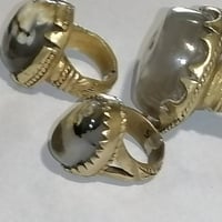 خواتم داودي و عقيق و سليماني  صياغه سبع معادن (نحاس) سعر الواحد 15الف ...