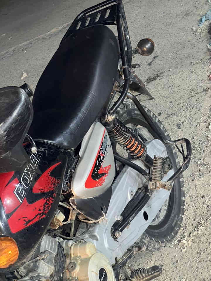 سلام اعليكم عندي دراجه بوكسر مديل 2021دراجه جديده مكاني حي اؤر قرب مطعم الفلسطيني  رقم ***********ما متواجد عل فيس رقمي بي واتساب سعر 700وبيهه مجال للطيبين.
