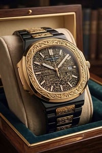 باتيك فيليب (الإصدار القرآني) النادر 🕋✨ قطعة نادرة نقش وحفر آيات قرآني...