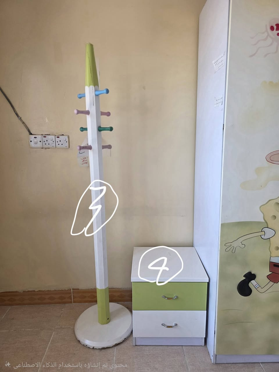 سلام عليكم
تخم نوم للبيع متكون من ٧ قطع نضيف جدا مابي اي كسر  
سعرة ٤٠٠ الف وبيها مجال 
مكان كركوك غرناطة 
***********
