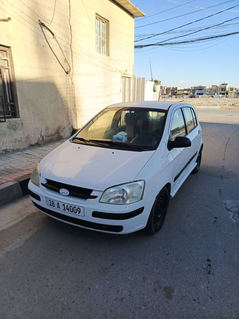 هونداي جيتز اوتوماتيك رقم بابل انكليزي سنوية جديده تحويل مباشر
موديل 2005 السعر 48 وبيها مجال بسيط مكان كربلاء
 للاتصال ***********
