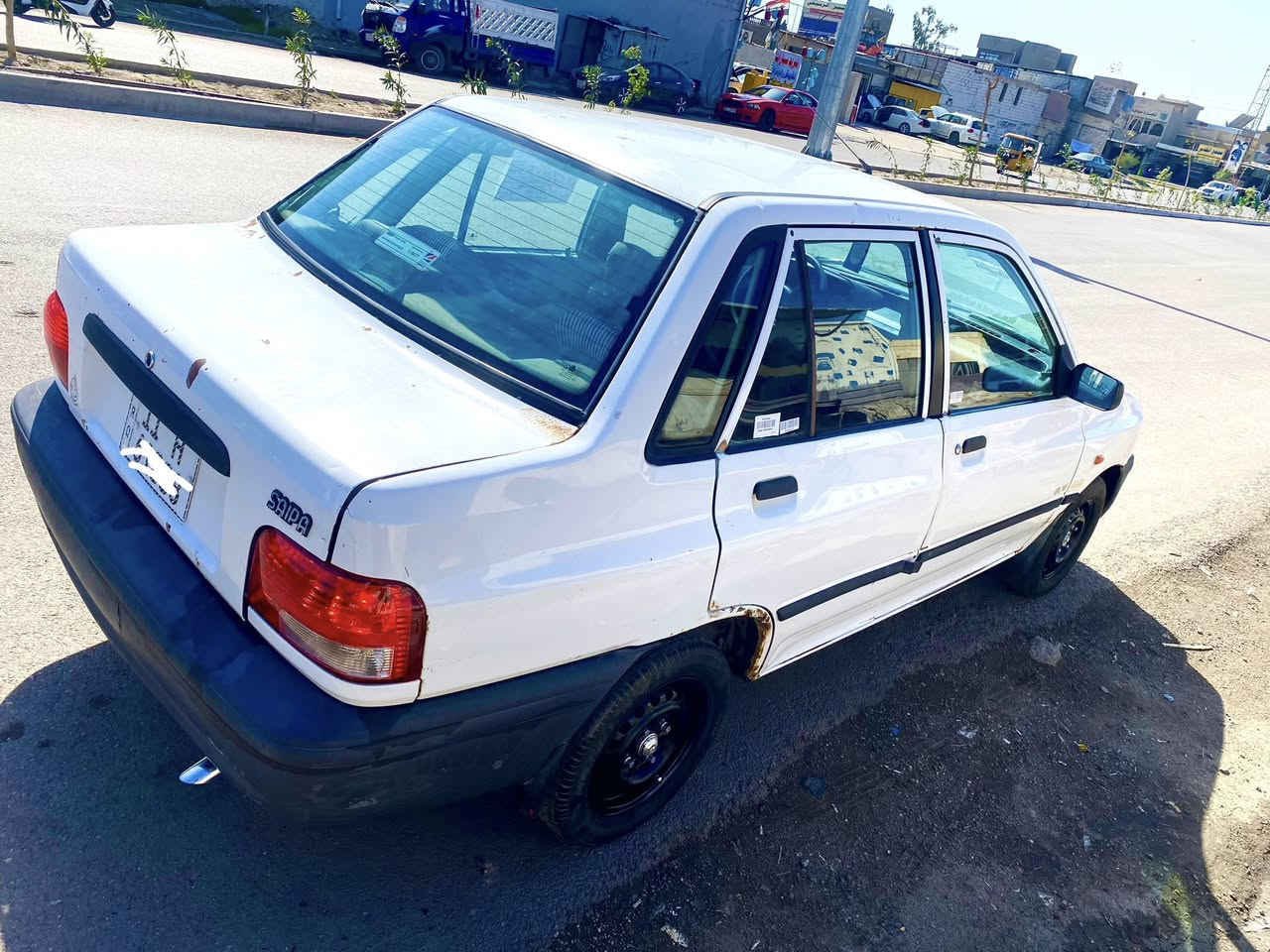 سلام عليكم
سايبه موديل 2010 رقم انكليزي بغداد باسمي تحويل مباشر  سنويه ل2030 مكانهه بغداد البياع سياره بلاديه مابيهه قطره صبغ مكفوله كير مكينه شواصي كفاله تبريد شغال بس يرادله غاز بيهه خياس بالداير مال جاملغات الخلفي سعرهه 35 وبيهه مجال 
ملاحضه مكلف بالنشر هذا رقم صاحب السياره ‭٠٧٧٣ ٤٩٦ ٠٢٨٥
