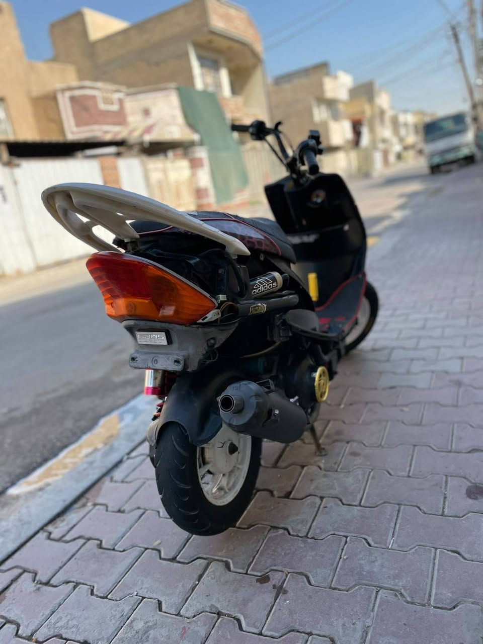 سلام عليكم عدله مال لعب تعمير جديد دراجه مكينتها 55 تجفيت جديد شلعه ومعدل تعليك كفاله المكينه دراجه بصمه باي وكت سلف وهندر دراجه بيها تزويد شيال اصلي ذهبي قبق فلاوين قبق شاصي ملقط دبل خلفي ابو البطل دراجه صدرها جديد تايرات جدد تاخذها كبل تعليك متصرف عليها ربع بكلايت اشاير كله شغال
السعر :٤٧٥وبيها مجال مكاني بغداد دوره


**إذا كنت صاحب هذا الإعلان وتريد حذفه لأي سبب، رجاءا أرسل رسالة إلى الدعم الفني**