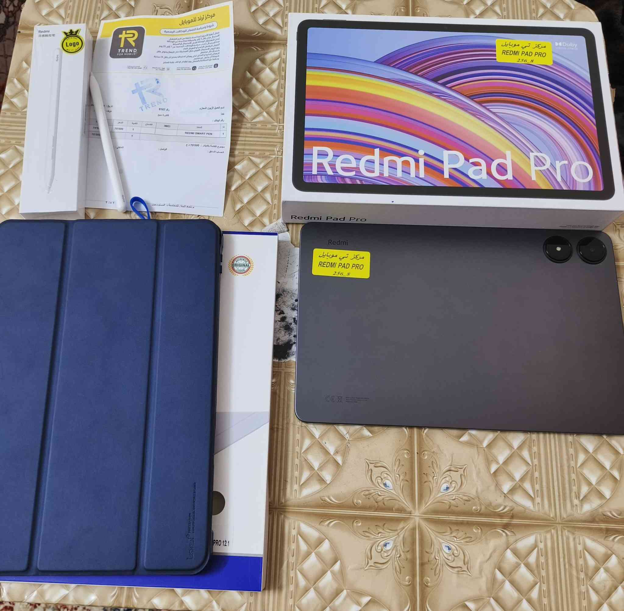 Redmi pad pro 256/8 السلام عليكم عندي جهاز 
بالاضافة الى القلم الاصلي الخاص بشاومي مع كفر ولزكة ملصقة مع الشاشة 
الجهاز نضيف مية بالمية استعملته استعمال دارسي فقط 

بسعر 350 الف مع القلم والكفر 
الي يريد يتواصل واتساب فقط ***********
