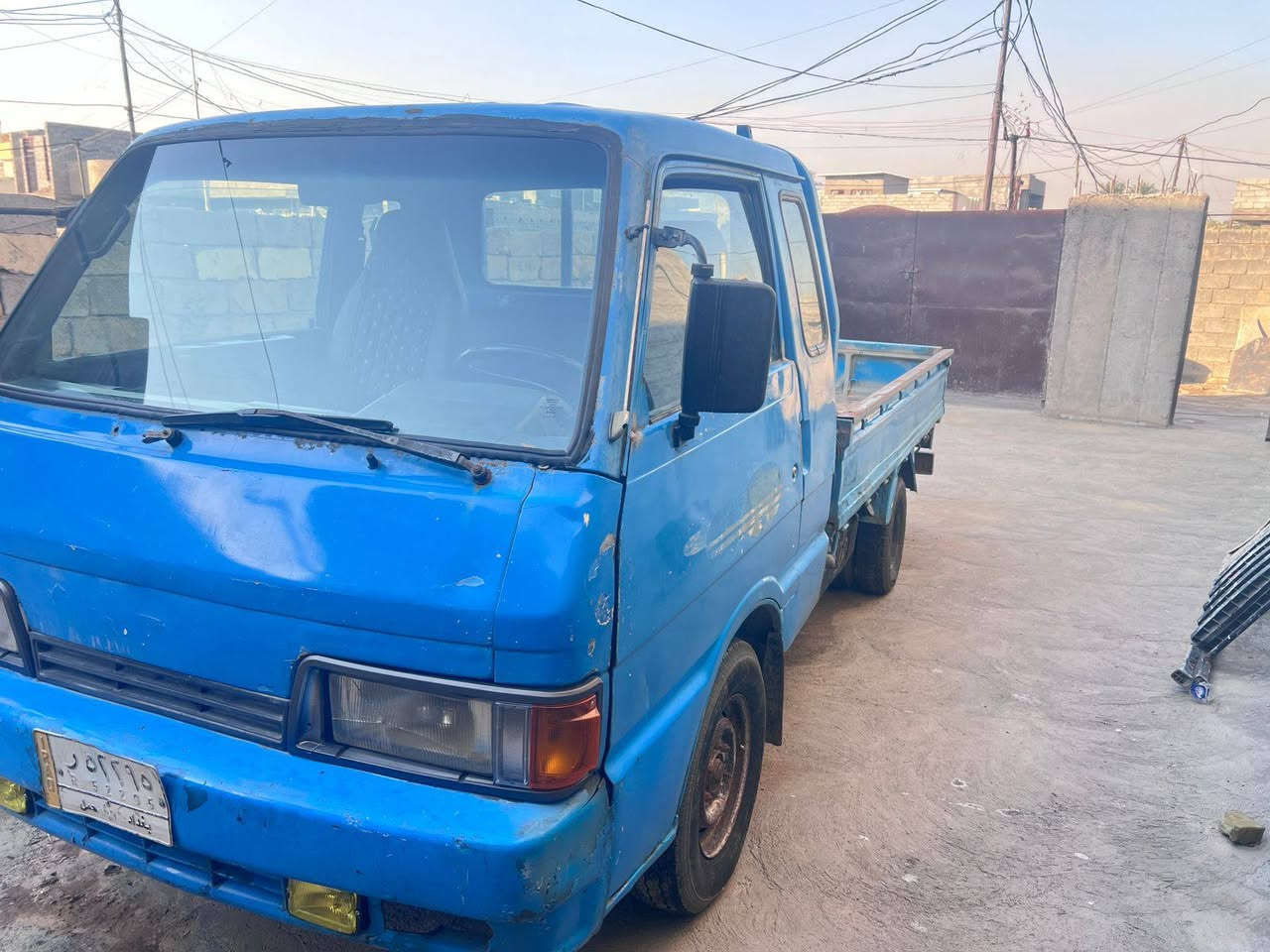 سلام عليكم كيا بنكو 94 رقم بغداد بسمي 
تخم تاير جديد محرك واكسن جديد العنوان بغداد المدائن قرب سلمان المحمدي سعر 50 وبيهة مجال ***********
محجر وياهة موجود
