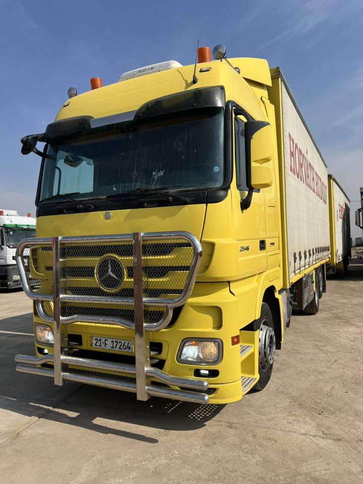 السلام عليكم اقرأ تفاصيل واتصل ❤️✅
اكتروس قاطره موديل 2011 حجم 25.46 
فول مواصفات بس بدون كاميرا وحساس ريتايدر 5 طقات
شاصي جامبو كفاله عامه طخم تايه رقم وسنويه جديده 
ثلاجه تبريد عربانه 9.60 متر والرأس 7.75 متر سياره حلوه و نظيفه رقم الهاتف قحطان معرض *********** كورك *********** اسيا معرض ابو قحطان واولاده العنوان موصل برطله سهل نينوى ❤️✅
